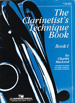 THE CLARINETTIST'S TECHNIQUE BOOK Book 1