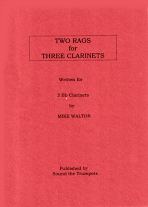 TWO RAGS for Three Clarinets (score & parts)