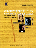 ORCHESTRAL STUDIES: Schonberg, Berg & Webern