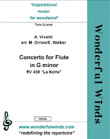 CONCERTO FOR FLUTE in G minor