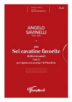 SIX FAVOURITE CAVATINAS Volume 1