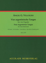 FOUR ARGENTINIAN TANGOS (score & parts)