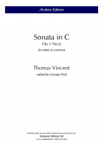 SONATA in C major Op.1 No.6