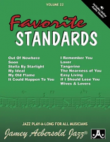FAVOURITE STANDARDS Volume 22 + Online Audio