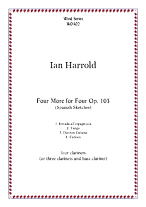 FOUR MORE FOR FOUR Op.103 (score & parts)
