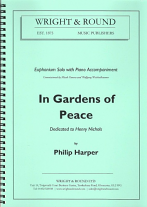 IN GARDENS OF PEACE (treble/bass clef)
