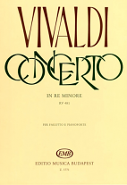 CONCERTO in D minor FVIII/5 PV282 RV481 Op.45 No.7