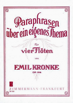 PARAPHRASEN UBEN EIN EIGENES THEMA Op.184 (set of parts)