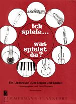 ICH SPIEL... WAS SPIELST DU?  German folk-songs  piano part
