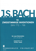 15 TWO-PART INVENTIONS BWV772-786