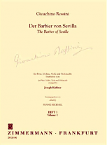 THE BARBER OF SEVILLE Volume 1 score and parts
