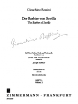 THE BARBER OF SEVILLE Volume 2 score and parts