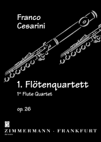 FLUTE QUARTET No.1 Op.26 (score & parts)