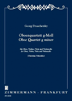 OBOE QUARTET in G minor (score & parts)
