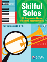 SKILFUL SOLOS for Trombone + Online Audio (treble/bass clef)