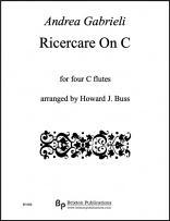 RICERCARE on C (score & parts)