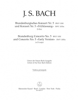 BRANDENBURG CONCERTO No.5 in D major BWV1050 Solo Violin part