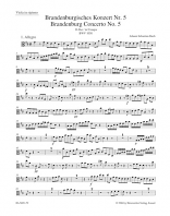 BRANDENBURG CONCERTO No.5 in D major BWV1050 Viola part