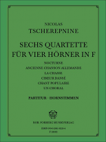 SIX QUARTETS (score & parts)