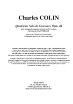 SOLO DE CONCOURS No.4 Op.44