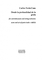 DESDE LA PROFONDIDAD DE LA GRUTA score and parts