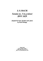 SONATA No.3 in G Minor BWV1029