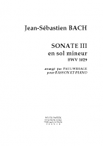 SONATA III in G Minor BWV1029